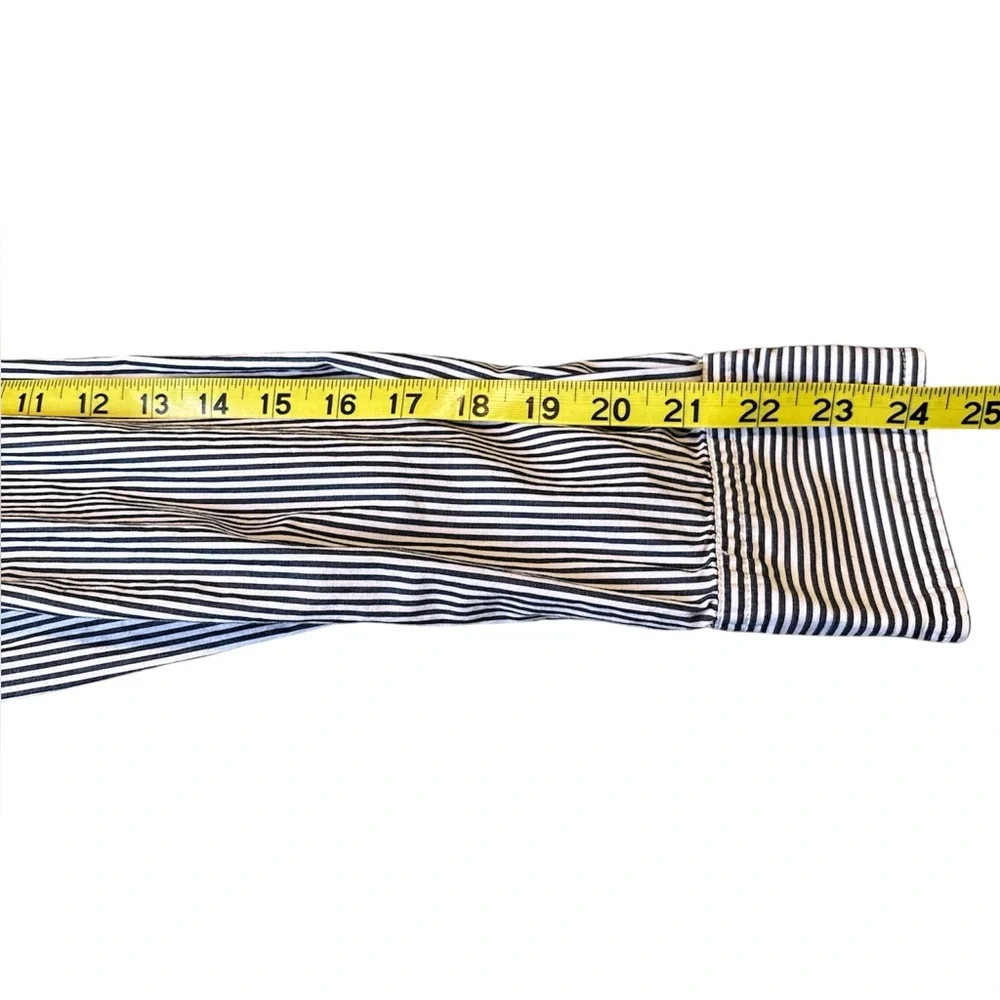 J. Crew blue/white striped dress shirt - Picture 15 of 15